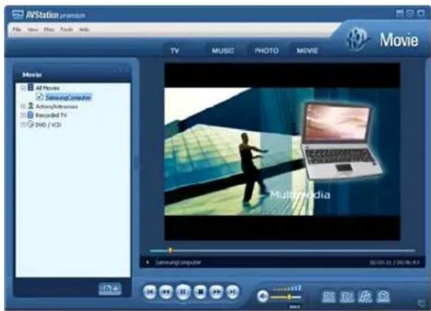 SAMSUNG NP-G10 - Playing a Movie(Video) File - 1
