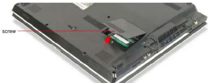 SAMSUNG NP-G10 - Removing the memory module - 2