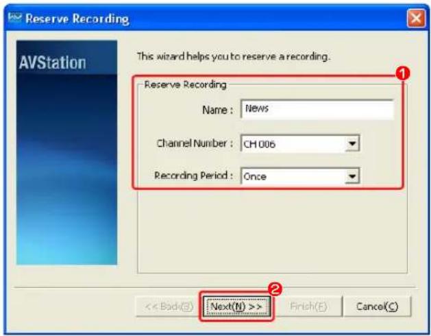 SAMSUNG NP-G10 - Reserving a TV Recording - 1