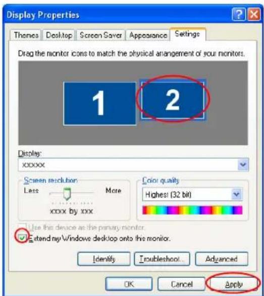 SAMSUNG NP-G10 - Using Dual View to View Extended Screen - 1