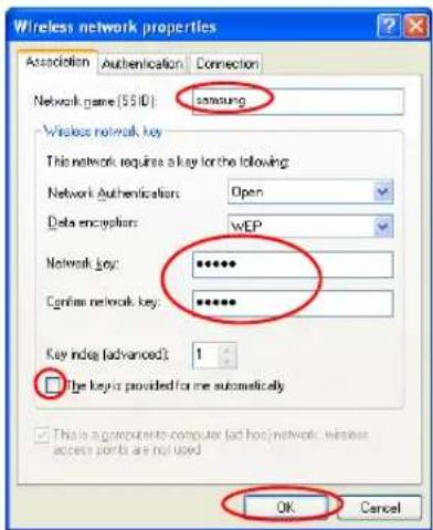SAMSUNG NP-G10 - Step 1. Setting up a computer-to-computer network - 3