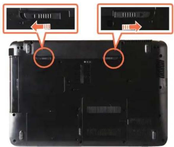 SAMSUNG NP-E372CE - Installing/Removing the Battery - 1