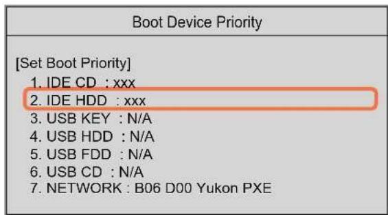 SAMSUNG NP-E372CE - Changing the Boot Priority - 3