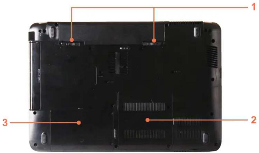 SAMSUNG NP-E372CE - Bottom View - 1