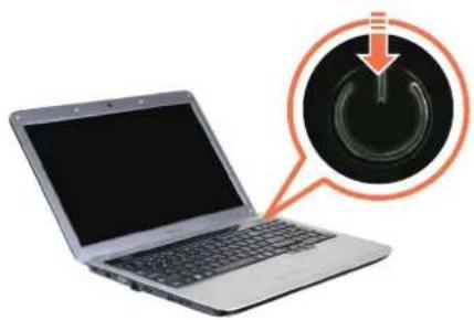 SAMSUNG NP-E372CE - Turning the computer on - 1
