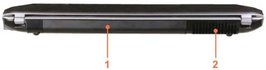 SAMSUNG NP-E372CE - Back View - 1