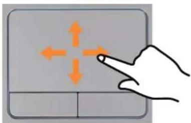 SAMSUNG NP-E372CE - Moving the cursor on the screen - 1
