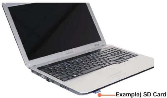 SAMSUNG NP-E372CE - To Insert and Use a Memory Card - 2