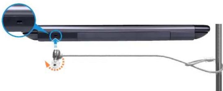 SAMSUNG NP-E3520I - Using the Security Slot (Optional) - 1