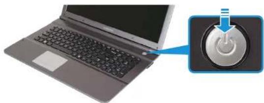 SAMSUNG NP-E3520I - Turning the computer on - 1