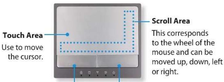SAMSUNG NP-E3520I - Touchpad - 2