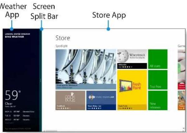 SAMSUNG NP-E3520I - Running Two Apps at the Same Time - 1