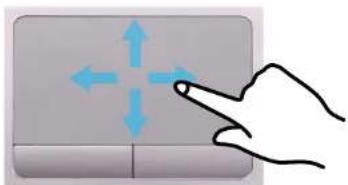 SAMSUNG NP-E3520I - Moving the cursor on the screen - 1