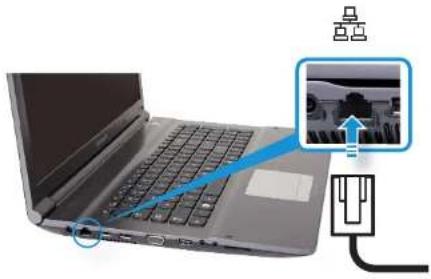 SAMSUNG NP-E3520I - Connecting to the Wired LAN - 1