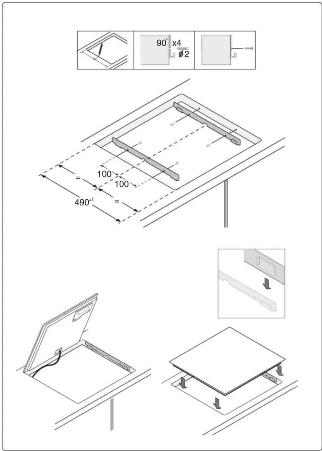 90° x4 Ø2 = 100 100 490+1 =