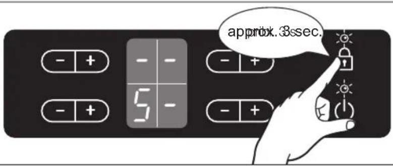 SAMSUNG C61R2AAST - Zaklepanje in odklepanje nadzorne plošče - 1