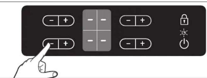 SAMSUNG C61R2AAST - Switching a cooking zone off - 1
