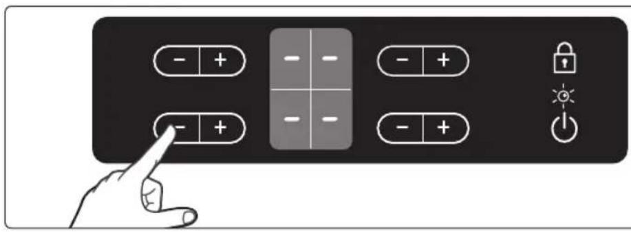 SAMSUNG C61R2AAST - Исклучување на зона за готвење - 1