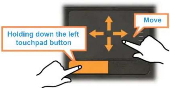 SAMSUNG NP-X460 - Drag Function - 1