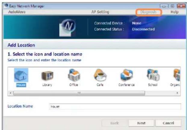 SAMSUNG NP-X460 - Diagnosing the Network Status - 1
