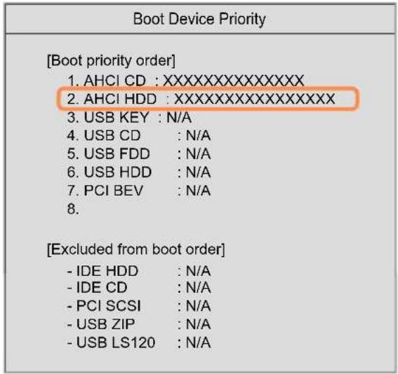 SAMSUNG NP-X460 - Changing the Boot Priority - 2