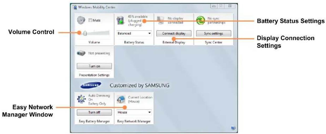 SAMSUNG NP-X460 - Windows Mobile Center - 2