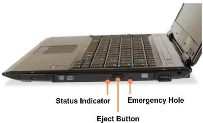 SAMSUNG NP-X460 - Inserting and Ejecting a CD - 1