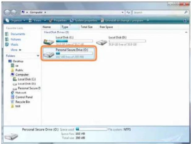 SAMSUNG NP-X460 - Personal Secure Drive (PSD) Function - 3