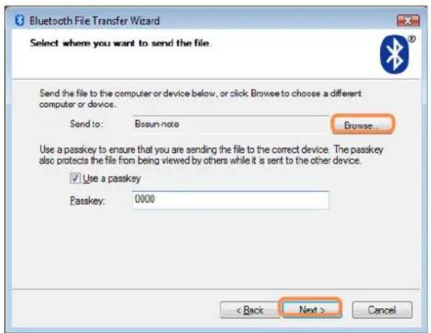 SAMSUNG NP-X460 - Exchanging Files between Bluetooth Computers - 1