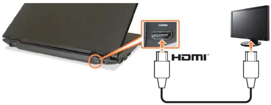 SAMSUNG NP-X460 - Connecting to the HDMI port (Optional) - 1