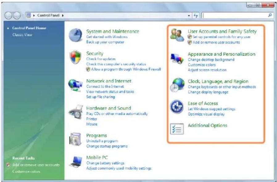 SAMSUNG NP-X460 - Opening the Control Panel - 9