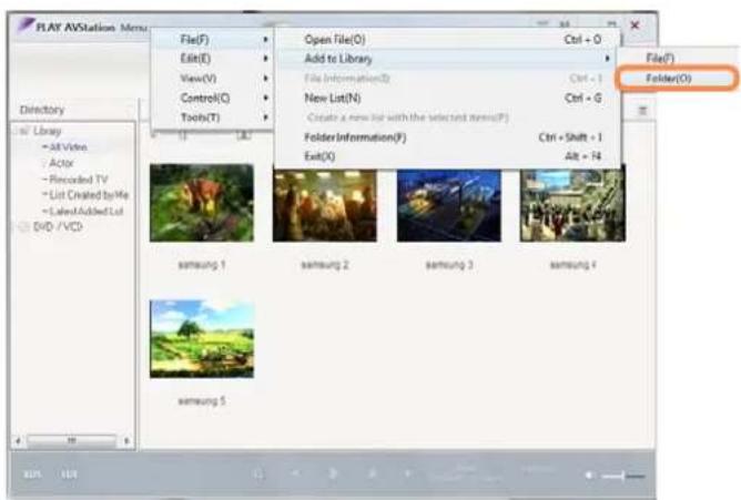 SAMSUNG NP-X460 - Adding Videos to the Library - 2