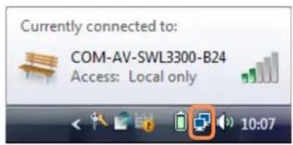 SAMSUNG NP-X460 - Checking the network connection status - 1