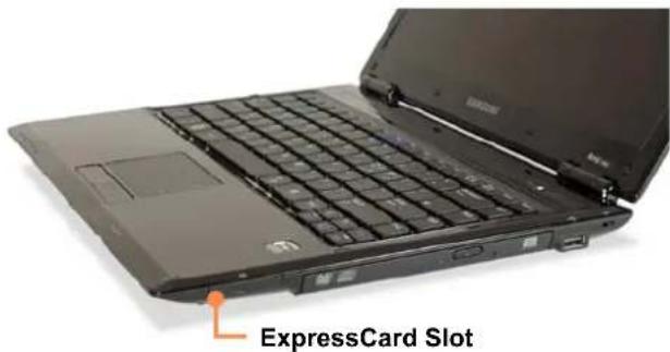 SAMSUNG NP-X460 - To insert a card - 1