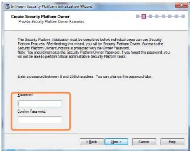 SAMSUNG NP-X460 - Initializing the Security Platform - 4