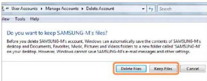 SAMSUNG NP-X460 - Removing User Accounts - 2