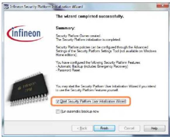 SAMSUNG NP-X460 - Initializing the Security Platform - 11