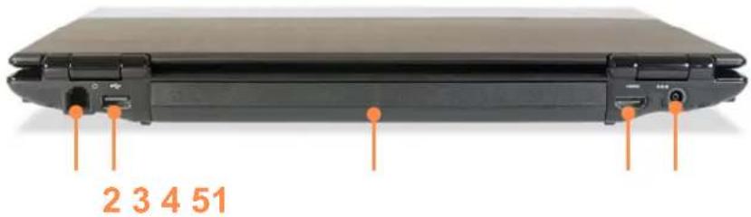 SAMSUNG NP-X460 - Back View - 1