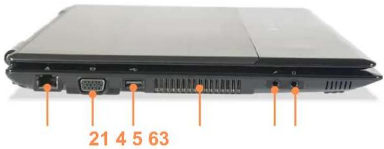SAMSUNG NP-X460 - Left View - 1