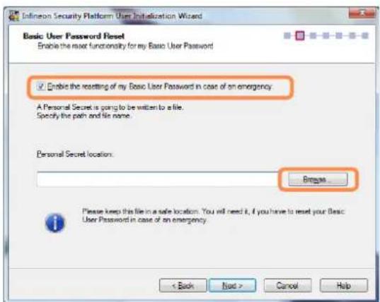 SAMSUNG NP-X460 - Registering a Security Platform User - 4