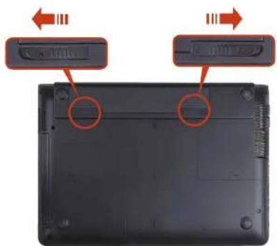 SAMSUNG NP-RV511I - Installing/Removing the Battery - 1