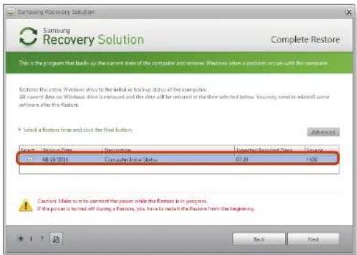 SAMSUNG NP-RF511 - Samsung Recovery Solution (Optional) - 1