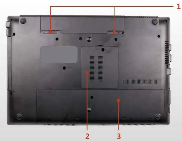 SAMSUNG NP-RF511 - Bottom View - 2