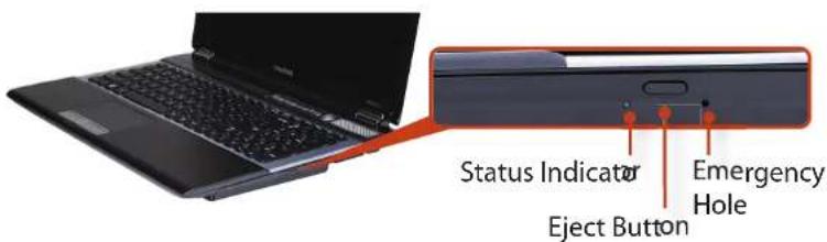 SAMSUNG NP-RF511 - Inserting and Ejecting a CD - 1