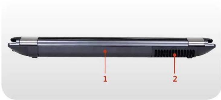 SAMSUNG NP-RF511 - Back View - 1