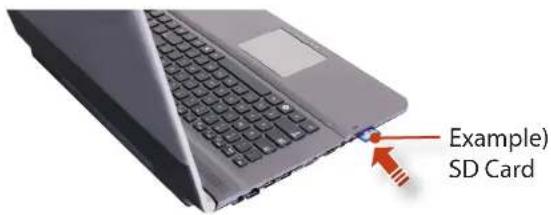 SAMSUNG NP-RC710E - Using the card - 1