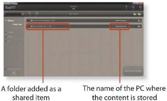 SAMSUNG NP-RC710E - Sharing Content in a Home Network(Easy Content Share) (Optional) - 2