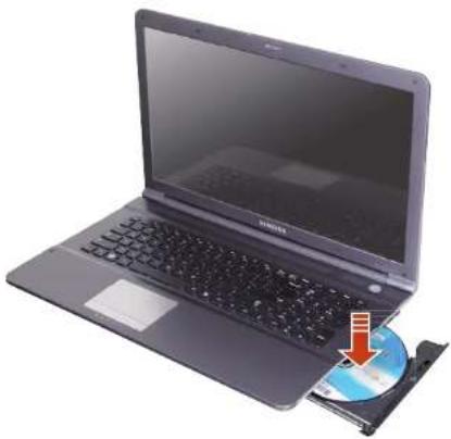 SAMSUNG NP-RC510E - Inserting and Ejecting a CD - 2