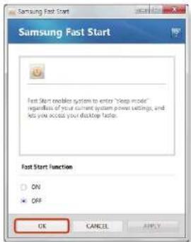 SAMSUNG NP-RC510E - Using Fast Start - 1