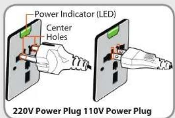 SAMSUNG NP-RC510E - When using the AC power plug - 1